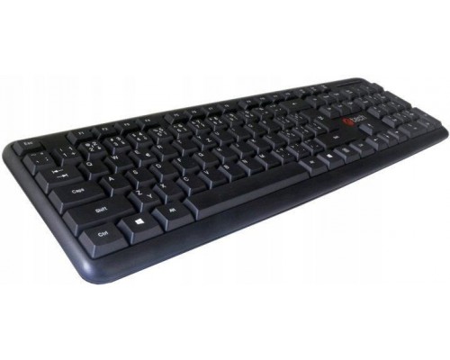 C-Tech C-TECH klawiatura KB-102 USB, slim, black, CZ/SK