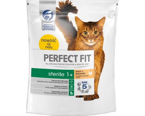 Perfect Fit Cat Sterile 1+ Bogaty W chickena 750g