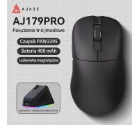 gamingowa Ajazz AJ179PRO -3 Mod-Black-Pixart 3395-8K Charging Dock