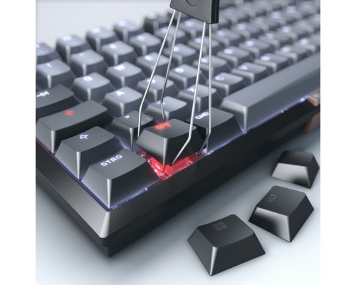 Cherry KW 300 MX klawiatura Dom USB + Bluetooth QWERTZ Czarny, Miedziany, Szary
