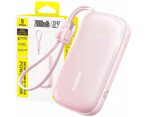 Baseus EnerFill FC21 Qpow 3 Ultra 20000mAh Pink