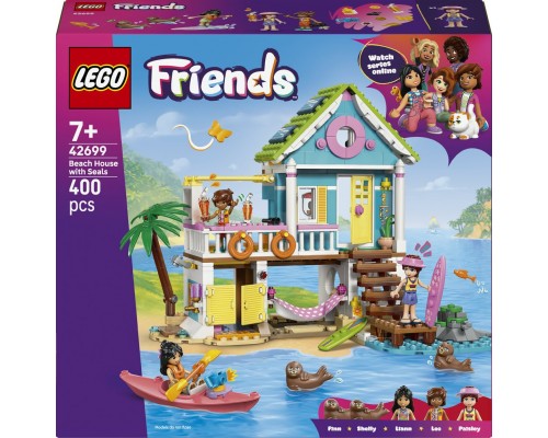 LEGO Friends Domek na plaży z fokami (42699)