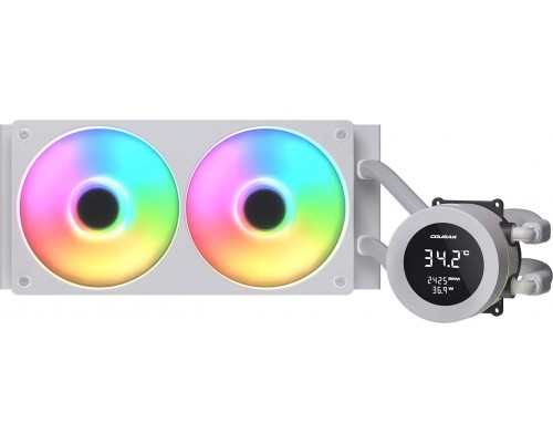 COUGAR Poseidon Vistek ARGB 240 AiO Watercooling White
