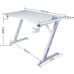 Gaming galds gamingowe Cobra CRF4577RGB White , LED RGB, 120 cm