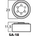 Monacor SA-18 dynamiczny mikrofon