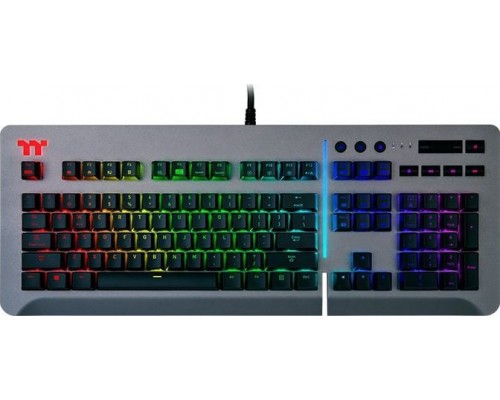 Thermaltake Level 20 RGB Titanium Cherry MX RGB Blue (KB-LVT-BLSRUS-01)