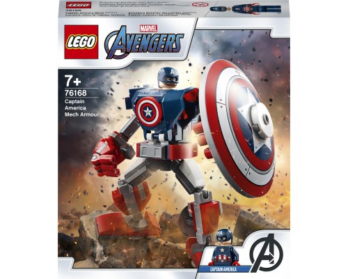 LEGO Marvel Opancerzony mech Kapitana Ameryki (76168)