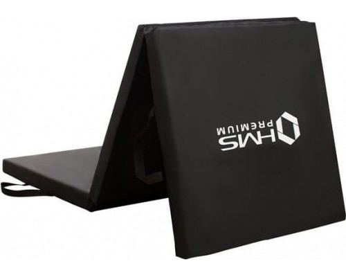 HMS matracis vingrošanas 3-daļīgs MGS02 180 cm x 60 cm x 5 cm black
