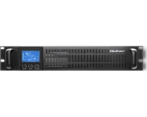 UPS Qoltec QOLTEC Power Backup UPS RACK | 3KVA | 2400W | LCD