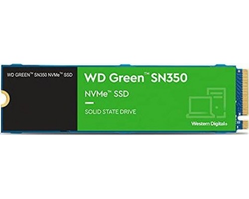SSD WD Green SN350 500GB M.2 2280 PCI-E x4 Gen3 NVMe (WDS500G2G0C)
