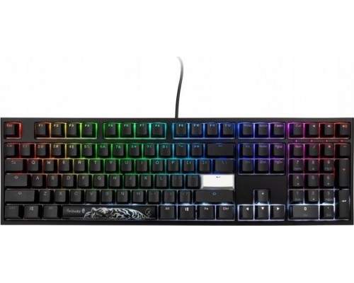 Ducky Ducky One 2 Backlit PBT Gaming Keyboard, MX-Black, RGB LED - Black (US)
