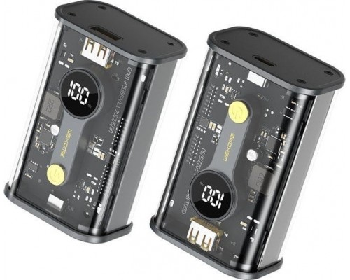 Wekome 10000 mAh Super Charging PD 20W + QC 22.5W Black / Transparent
