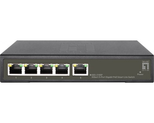 Switch LevelOne LevelOne Switch 5x GE GES-2105P Hilbert 60W 4xPoE+