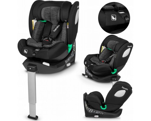 FAutomobilinė kėdutė Lionelo Braam i-Size, 0-36 kg, Carbon Black