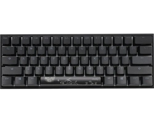 Ducky Mecha Mini Gaming , MX-Brown, RGB-LED - Black