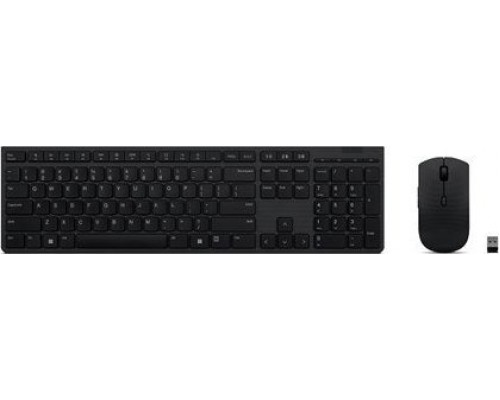 Lenovo Lenovo | Professional Wireless Rechargeable Combo Keyboard and Mouse | Keyboard and Mouse Set | Wireless | Mouse included | Lithuanian | Bluetooth | Grey