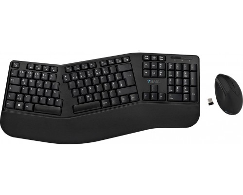 V7 BT ERGO KEYBOARD MOUSE COMBO DE