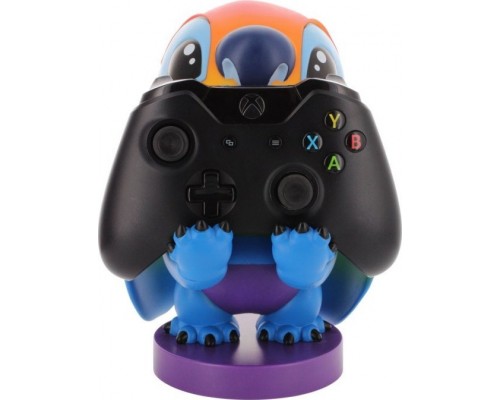 Cable Guys Exquisite Gaming stand na smartfon / controller| Cable Guys Disney Lilo i Stitch - Tęcwith owy Stitch (20 cm)