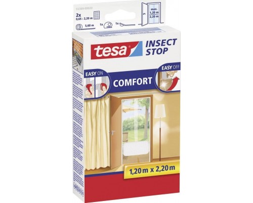 Tesa Tesa Fliegengitter  Türen 2 Stück 0,65x2,20m weiß 55389