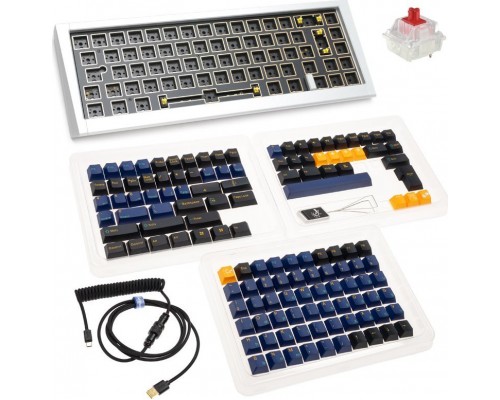Ducky Ducky Outlaw 65 Gaming Keyboard, Barebone - Silver (ANSI)