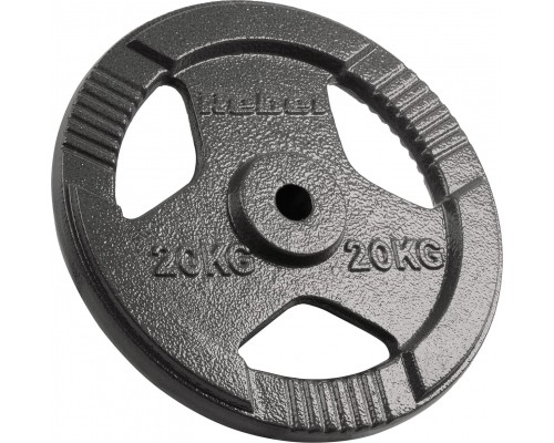 Rebel Čuguna slodze 20kg, caurums 31mm, disks ar rokturi, REBEL ACTIVE