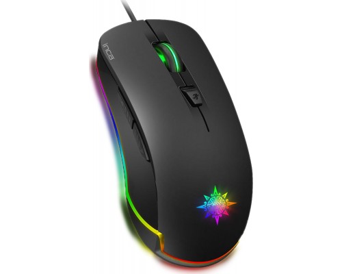 Inca INCA Gaming Maus IMG-327    4800 DPI, RGB, 6 Tasten, USB, SW retail