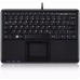 Perixx Perixx PERIBOARD-510 H PLUS UK, mini USB keyboard, touchpad, hub, black