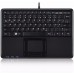 Perixx Perixx PERIBOARD-510 H PLUS UK, mini USB keyboard, touchpad, hub, black
