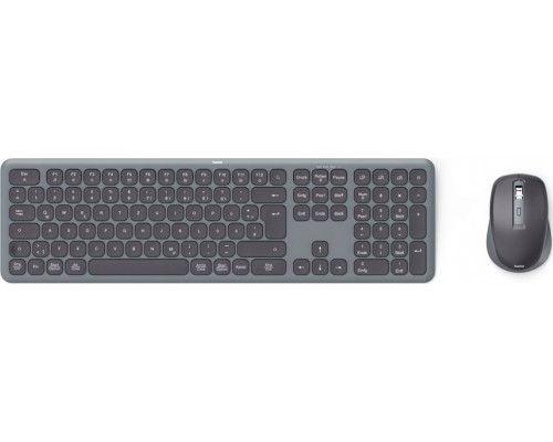 Hama Hama ZESTAW KLAWIATURA I MYSZ MULTI-DEVICE WKM-550 CZARNO-SZARY (U81730650000)