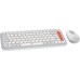 Logitech POP Icon Combo biało-pomarańczowe (920-013276)