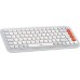 Logitech POP Icon Combo biało-pomarańczowe (920-013276)