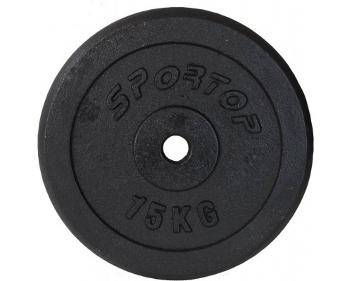 Sportop load cast iron 15 kg fi26