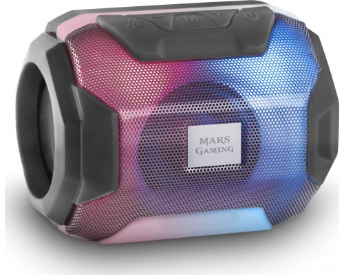 Mars Gaming MSBAX Bluetooth Wireless Speaker with Radio / MicroSD / RGB / USB / 10W