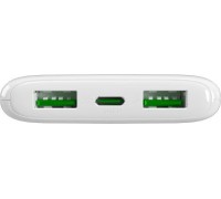 Puro DAILY 10 PLUS 10000mAh 2x USBA / 1x USB-C 22.5W - biały