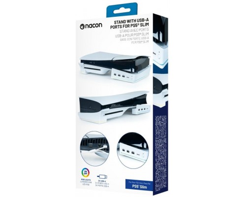 NACON PS5 SLIM Stand na console RGB with  HUB USB