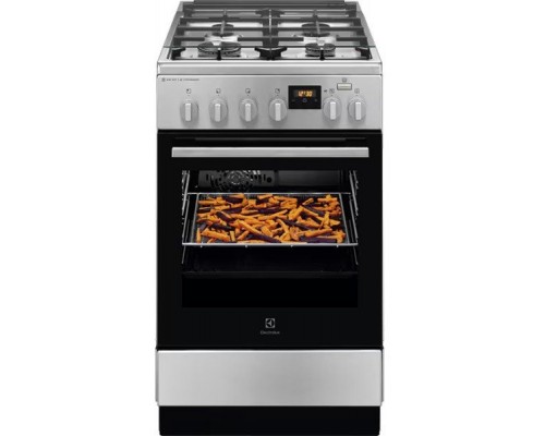Special offer! Electrolux gas stove with electric oven SteamBake stainless steel 50cm LKK560222X