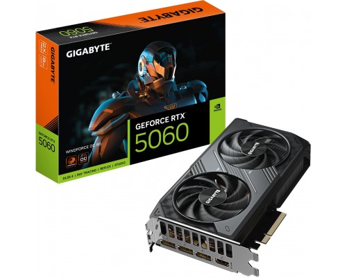 Gigabyte GeForce RTX 5060 Windforce OC 8GB GDDR7 DLSS4 (GV-N5060WF2OC-8GD)