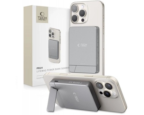 TECH-PROTECT PB14 LIFEMAG MAGSAFE  5000MAH SPACE GREY