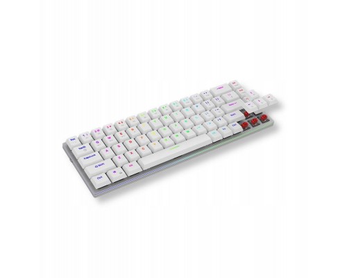 AQIRYS  65%/68 klawiszy Dual Mode: Wirelles&BT+WiRed AGENA white
