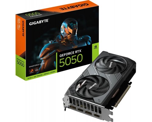 Gigabyte GeForce RTX 5050 Windforce OC 8GB GDDR6 DLSS4 (GV-N5050WF2OC-8GD)