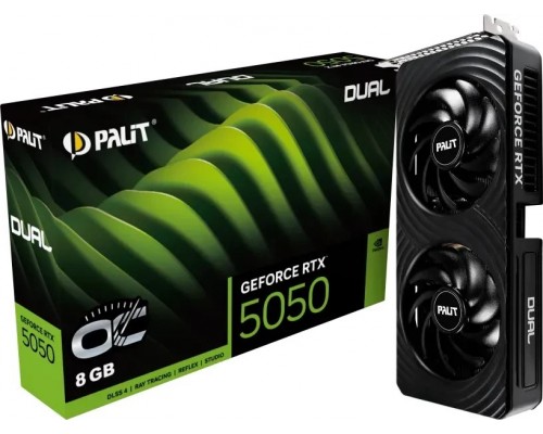 Palit GeForce RTX 5050 Dual OC 8GB GDDR6 DLSS4 (NE65050S19P1-GB2070D)
