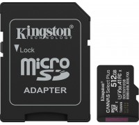 SD  Kingston Canvas Select Plus MicroSDXC 512 GB Class 10 UHS-I/U3 A1 V30 (SDCS3/512GB)