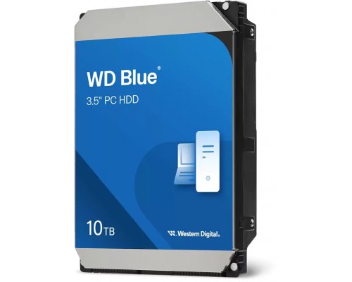 WD Blue twardy 10 TB wewnętrzny 3.5 in (8.9 cm) SATA 6Gb/s 7200 rpm Bufor: 512 MB