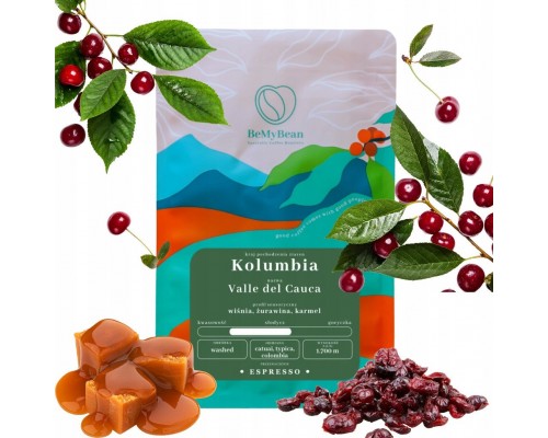 BeMyBean - kawa ziarnista Kolumbia Valle del Cauca Washed Espresso 250 g