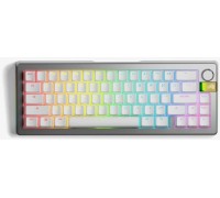 Glorious Gaming GMMK 3 PRO HE 65% Prebuilt Wireless  RF Wireless QWERTY US English Silver