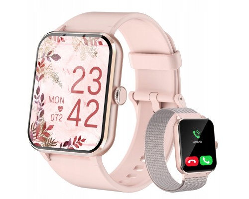 Blackview R50  1.85-inch TFT HD  350mAh Battery  24-hour SpO2 Detection + Heart Rate Monitoring  Calls and SMS notification  Pink BVR50-P (6931548317524)