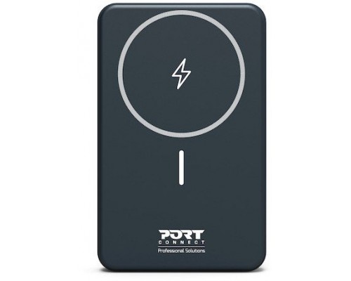 Port Designs 907005 bank mocy Litowo-polimerowy (LiPo) 10000 mAh Bezprzewodowe ładowanie Black