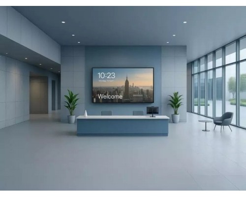 ViewSonic CDE5514-2C signage display Płaski panel Digital Signage 139,7 cm (55") LCD Wi-Fi 500 cd/m 4K Ultra HD Czarny Procesor wbudowany Android 14 24/7