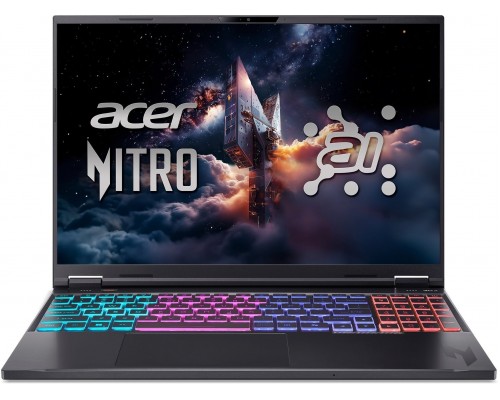 Laptop Acer Nitro 16 AI AN16-61 Ryzen AI 7 350 / 16 GB / 1 TB / W11 / RTX 5070 Ti / 180 Hz (NH.QZTEP.001)