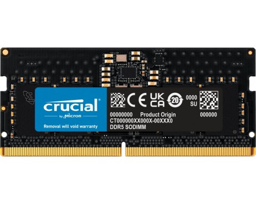 Crucial CT8G56C46S5T 8 GB 1 x 8 GB DDR5 Korekcja błędów ECC
